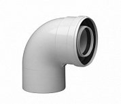 Коаксиальный отвод 87°, D=60 x 100 мм, PPR, HT BAXI KHG71405971 KHG71405971
