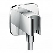 Шланговое подсоединение HansGrohe HG FixFit E с держателем хром