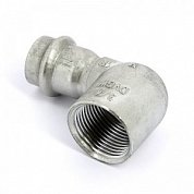 Угол пресс-В компактный 18x3/4" нержавеющая сталь Sanpress Inox VIEGA Диаметр - 18 мм.