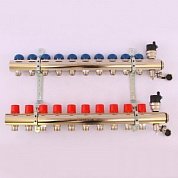 Колл. группа EMMETI TOPWAY 1"xМ 24 х19 10 выходов с термостатическими вентилями