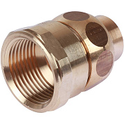 Американка (сгон) 22x1/2" ВР самоуплотняющаяся под пайку SANHA бронзовый 143402212