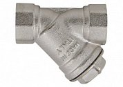 Фильтр косой В 1/2" с отверстием для пломбировки UNI-FITT никель 