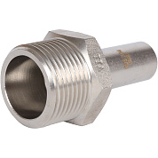 Вставка переходная под пресс 18 x 1" (НР) из нержавеющей стали ROMMER