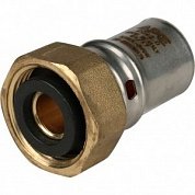 Муфта с накидной гайкой 20 х 3/4" (ВР) под пресс STOUT для МП труб