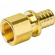 Муфта ВР 20 x 1/2" аксиальная для труб PE-X STOUT