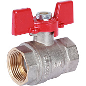 Кран шаровый ROMMER 3/4" ВР - полный проход, ручка бабочка (RBV-0003-2110220)