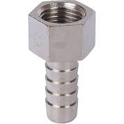 Штуцер BР 1/4" х 10 мм никель STOUT