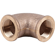 Угол резьбовой 90° (ВР) 3/8" бронза VIEGA (281717)