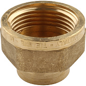 Муфта резьбовая ВР 1" x 1/2" латунь TIEMME