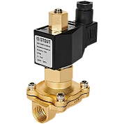 Клапан соленоидный STOUT прямого действия нормально открытый 1/2" 220 В (SSV-0020-220015)