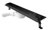 Душевой лоток 700мм NATURAL BLACK, MEDIUM D50 MN-70MB MIANO