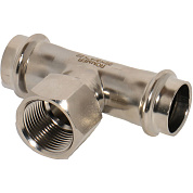 Тройник переходной под пресс 22 x 3/4" (ВР) из нержавеющей стали ROMMER