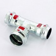 Тройник пресс 22x28x22 оцинкованная сталь Prestabo VIEGA Диаметр - 22 мм.
