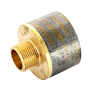 Переходник круглый резьбовой 3/4" x 1"1/2 ВН бронза VIEGA (650841)