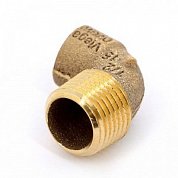 Угол 90° переходной пайка - НР 15 x 1/2" VIEGA бронза Угол