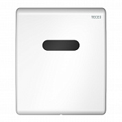 Металлическая панель смыва TECEplanus ИК-сенсор (220/12 V) белая глянцевая, 120 x 100 x 12 мм 9242357