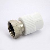 Муфта с накидной гайкой 25 х 1" (ВР) PRO AQUA полипропиленовая PP-R