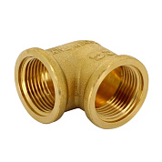 Колено резьбовое (ВР) 1" x 1" латунь UNI-FITT