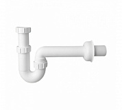 Сифон McALPINE трубный 1 1/2"х40 мм без выпуска с отв. трубой D40 мм и отражателем выход D=40 мм