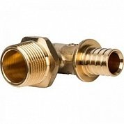 Угол переходной 20 x 3/4" НР аксиальный для труб PE-X STOUT