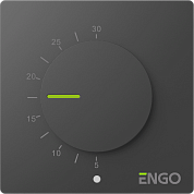 Терморегулятор Salus ENGO Simple комнатный, механический, накладной, черный