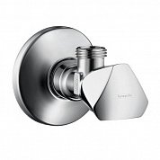 Вентиль угловой HansGrohe HG E G 3/8" хром