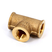 Тройник резьбовой (ВР) 1/4" бронза VIEGA (318017)