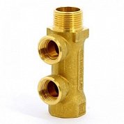 Магистральный коллектор TIEMME ВР 2 выхода 3/4"х1/2"