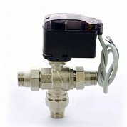 Кран сгон НН 1" 3-ходовой с сервоприводом MODULO COMPACT EMMETI