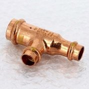 Тройник пресс медь Profipress G VIEGA 22 х 15 х 15
