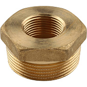 Футорка редукционная НВ 1"1/2 x 3/4" латунь TIEMME