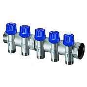 Терморегулирующий коллектор FAR 1", 3 отв.3/4" EUROKONUS