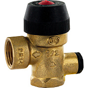 Предохранительный клапан с манометром STOUT SVS 1/2"х1/2" 3 bar