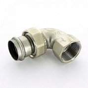 Угол разъемный пресс-В компактный 35x1"1/4 нержавеющая сталь Sanpress Inox VIEGA Диаметр - 35 мм.