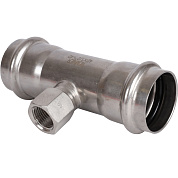 Тройник переходной под пресс 42 x 1/2" (ВР) из нержавеющей стали ROMMER