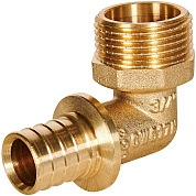 Угол 90° переходной 20 x 3/4" (НР) аксиальный для труб PEX ROMMER (RFA-0005-002034)