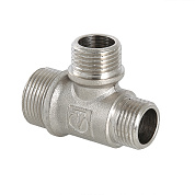 Тройник резьбовой (НР) 3/4" х 1/2" х 1/2" переходной латунь-никель VALTEC (VTr.131.RN.050404)