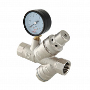 Клапан подпиточный 1/2" VALTEC с манометром латунь