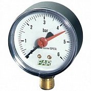 Манометр радиальный 50 мм 1/4" 6 бар FAR