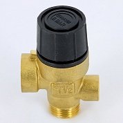 Предохранительный клапан с отверстием по манометр EMMETI ВВ 1/2" 6 bar