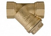 Фильтр косой В UNI-FITT латунь 1"1/4 для грубой очистки воды 
