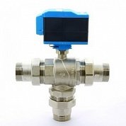 Кран сгон НН 2" 3-ходовой с сервоприводом MODULO PLUS EMMETI 