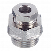 Переходник резьбовой ВН 1/2" для греющего кабеля, латунь-никель VALTEC (VTr.756.N.0004)