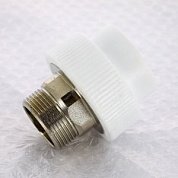 Муфта под ключ 40 х 1"1/4 (НР) PRO AQUA полипропиленовая PP-R