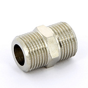Ниппель резьбовой 3/4" x 3/4" (НР) никель UNI-FITT