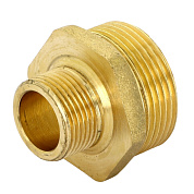 Ниппель редукция 1" x 1/2" (НР) латунь UNI-FITT
