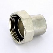 Муфта-вставка пресс-В 35x1"1/2 нержавеющая сталь Sanpress Inox VIEGA Диаметр - 35 мм.