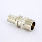 Муфта надвижная НР 17 х 1/2" REHAU никель