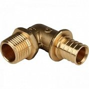 Угол переходной 20 x 1/2" НР аксиальный для труб PE-X STOUT