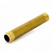 Удлинитель резьбовой НР 3/4" x 225 мм латунь STOUT